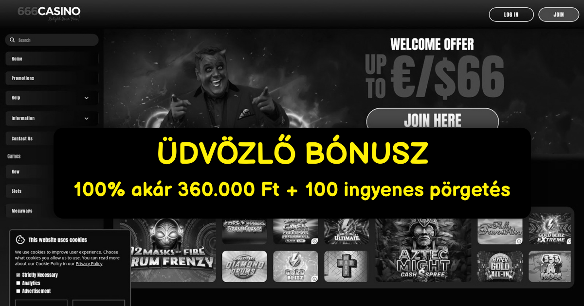 666 Casino - Prémium Online Nyerőgépek | Hivatalos Oldal